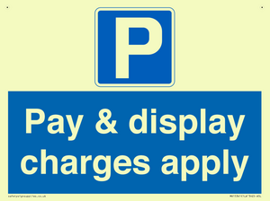 Pay & display charges apply